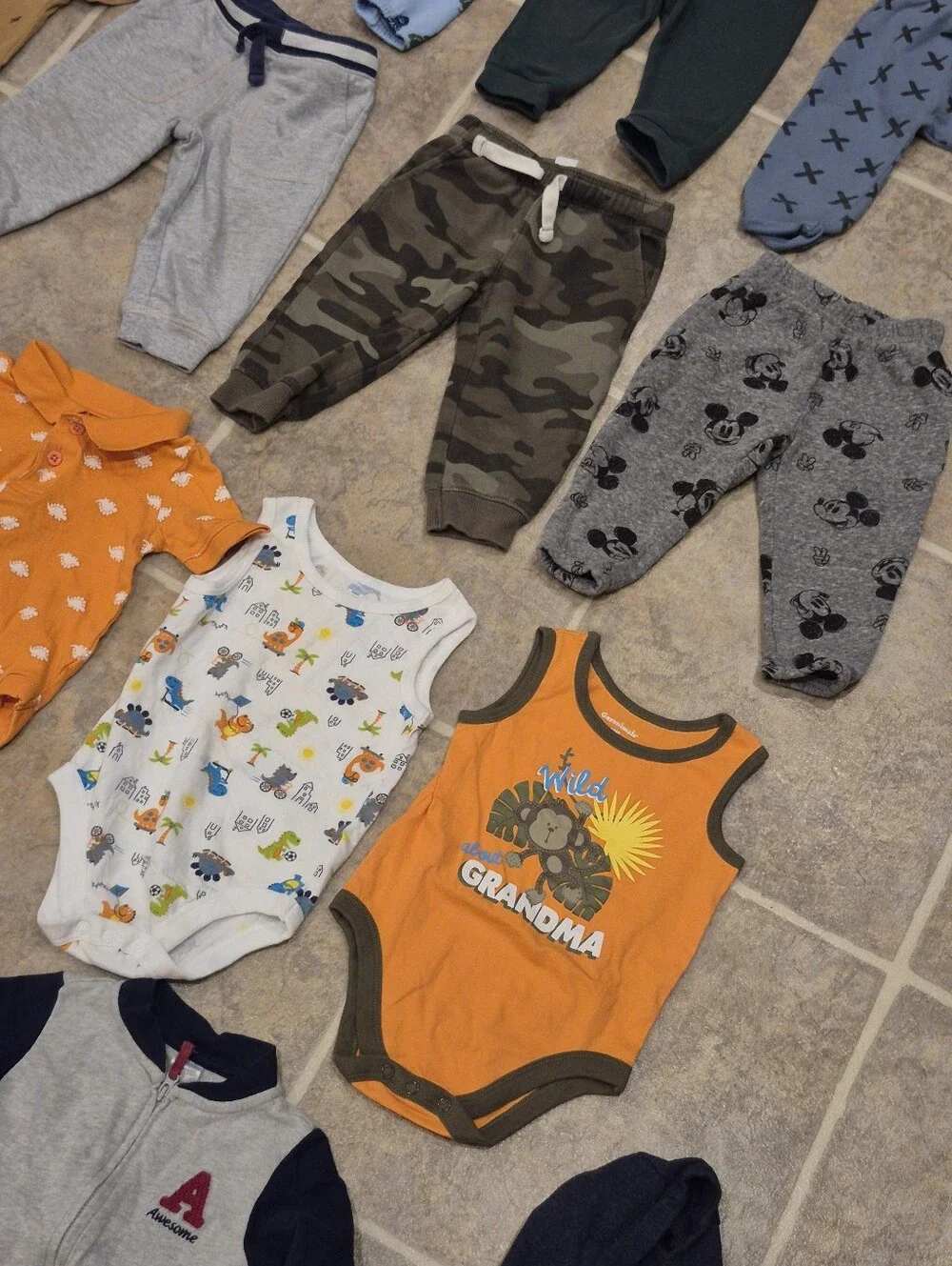 Lot Of 28 Baby Boy Clothing Items Size 12 Months, 28 Items!!!!